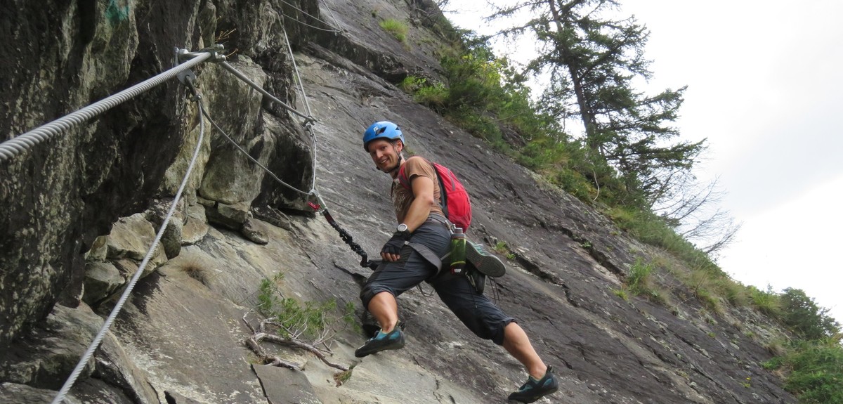 Schöne Platten nach der Schlüsselstelle
