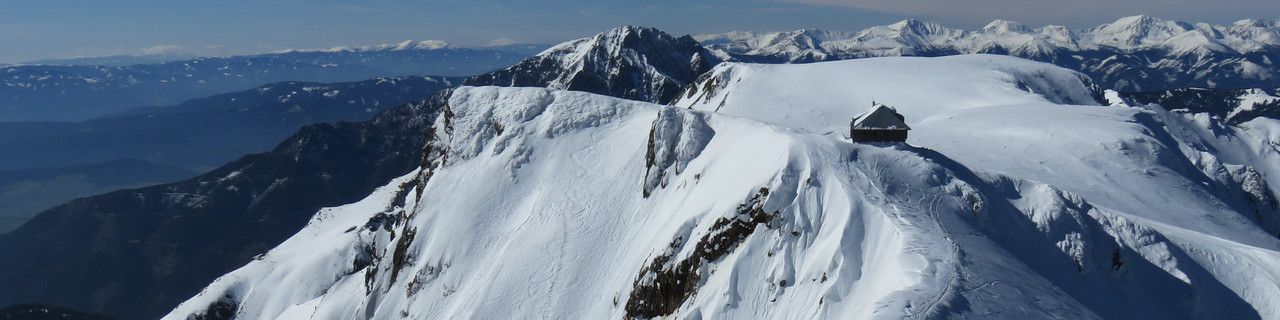 Nordostrinne und rote Rinne Eisenerzer Reichenstein - Eisenerzer Alpen