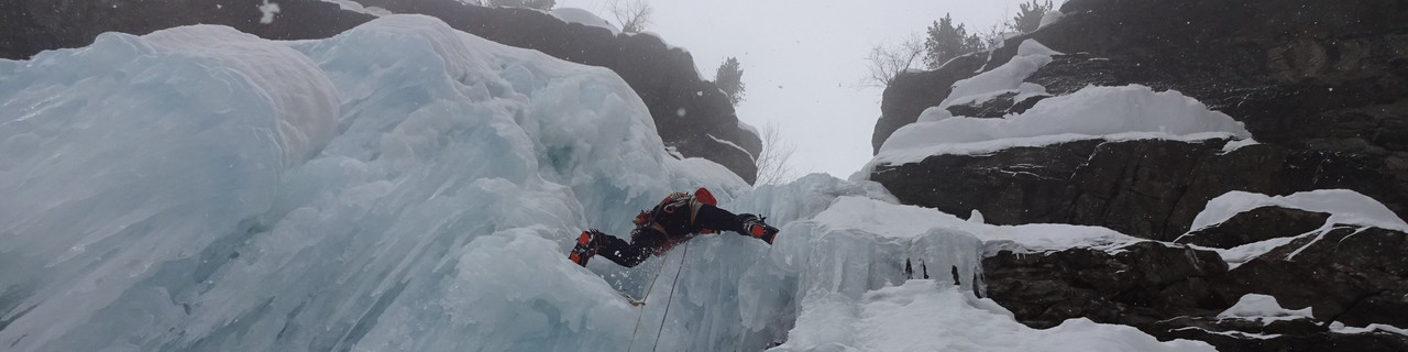 Eisverhältnisse Tauferer Reintal - 03.02.2018