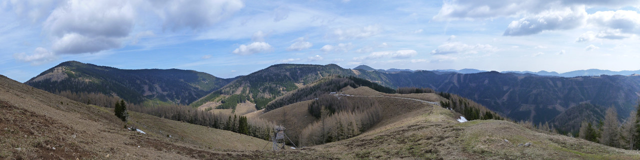 Rote Wand Rundwanderung über die Tyrnauer Alm - Grazer Bergland
