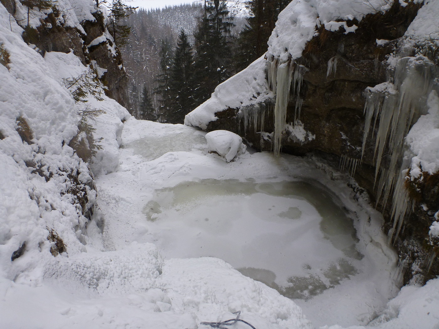 Rosenauer Eisfall - Hengstpass - Totes Gebirge - Eisklettern | GBL