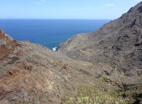 Rückblick zum Playa Tamadiste