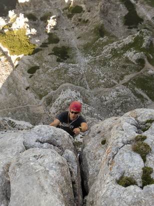 7. Seillänge mit Bodensicht