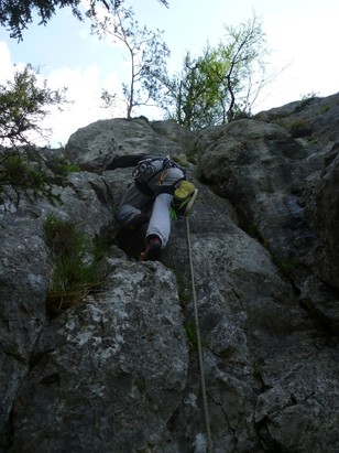 Dritte Seillänge Dritte Seillänge