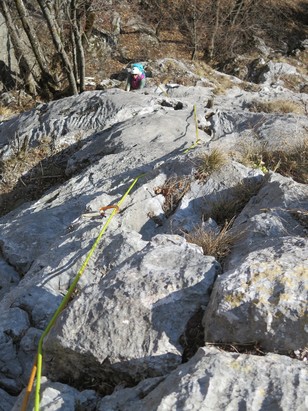 Dritte Seillänge Dritte Seillänge