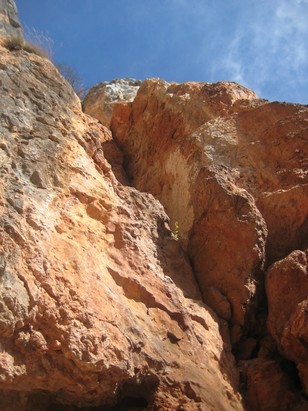 Rote Verschneidung erste Seillänge