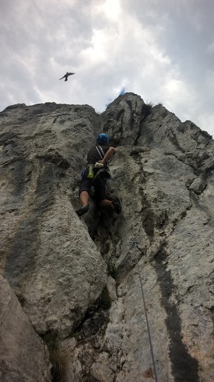 Vierte Seillänge Vierte Seillänge