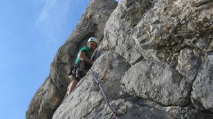 2. Seillänge Beginn