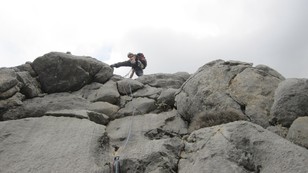 Beginn der 5. Seillänge