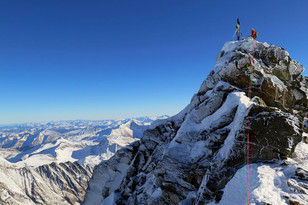 Die letzten Meter vom Nordwestgrat zum Großglockner