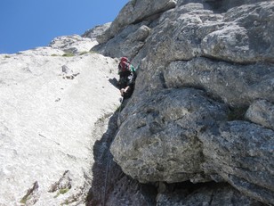 14. Seillänge Rissverschneidung