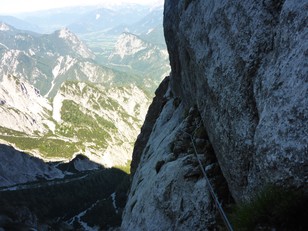 6. Seillänge Quergang