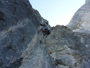 9. Seillänge Rissverschneidung