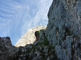 1. Seillänge Einstieg