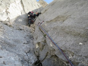 1. Turm 3. Seillänge Banane 1. Turm 3. Seillänge Banane