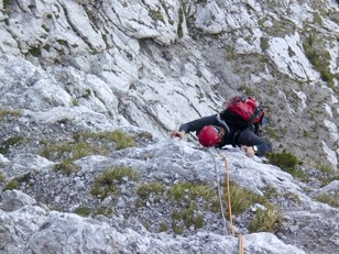 2. Seillänge Am Pfeiler