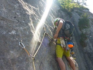 2. Seillänge Schlüsselstelle