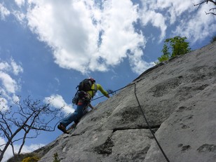 3. Seillänge Beginn 3. Seillänge Beginn