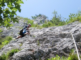 4. Seillänge Beginn 4. Seillänge Beginn