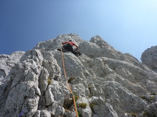 8. Seillänge 8. Seillänge