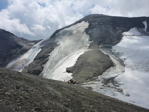 Abstieg zur Gruberscharte