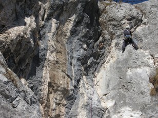 Dritte Seillänge Dritte Seillänge