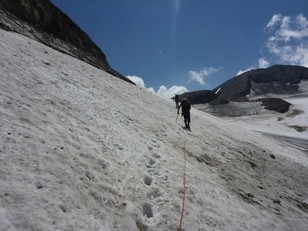 Entlang des Nordgrates Entlang des Nordgrates