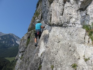 Quergang nach dem Einstieg
