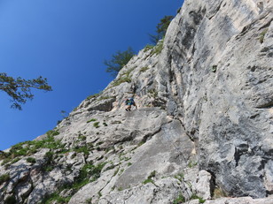 Sechste Seillänge Sechste Seillänge