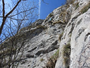 Vierte Seillänge Vierte Seillänge