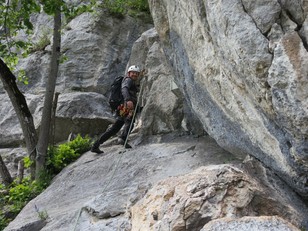 Vierte Seillänge Vierte Seillänge