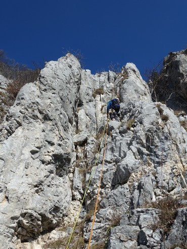 7. Seillänge blockige Verschneidung