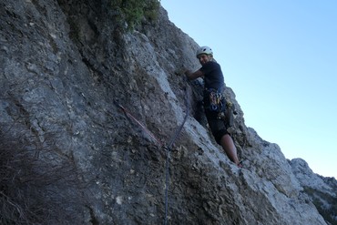 4. Seillänge kräftiger Beginn