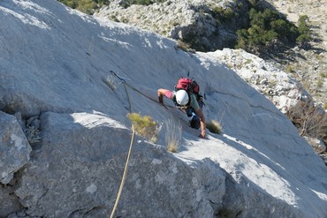 IAGDV - 6. Seillänge Schlüsselstelle