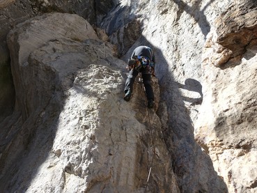 1. Seillänge Einstieg