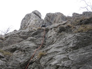 1. Seillänge Südpfeiler