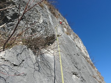 3. Seillänge Schrägriss