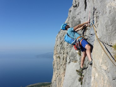 3. Seillänge - steiler Start