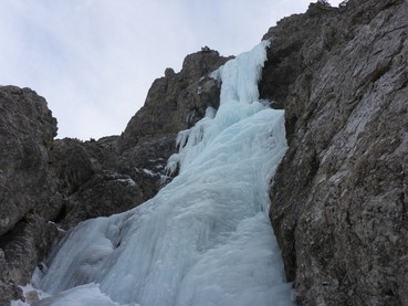 3. Seillänge zum Vorhang