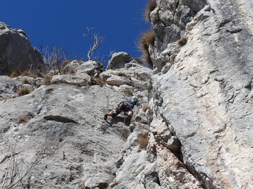 6. Seillänge 5- Stelle