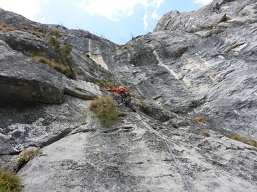 6. Seillänge schöne Platten