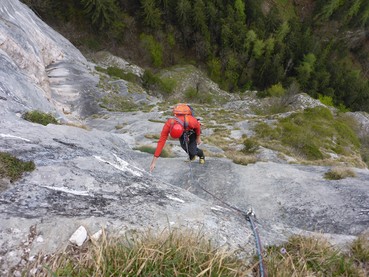 8. Seillänge A0 Passage