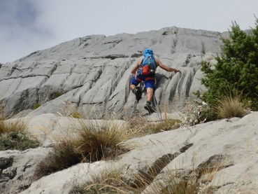 8. Seillänge die Wasserrillen sind erreicht