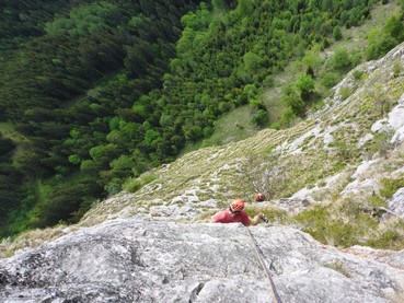 Steile 6. Seillänge